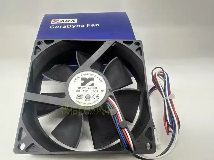 1PCS New ARX 9025 FD1290-AP181E DC12V 0.55A 4-Wire 92x25mm Fan