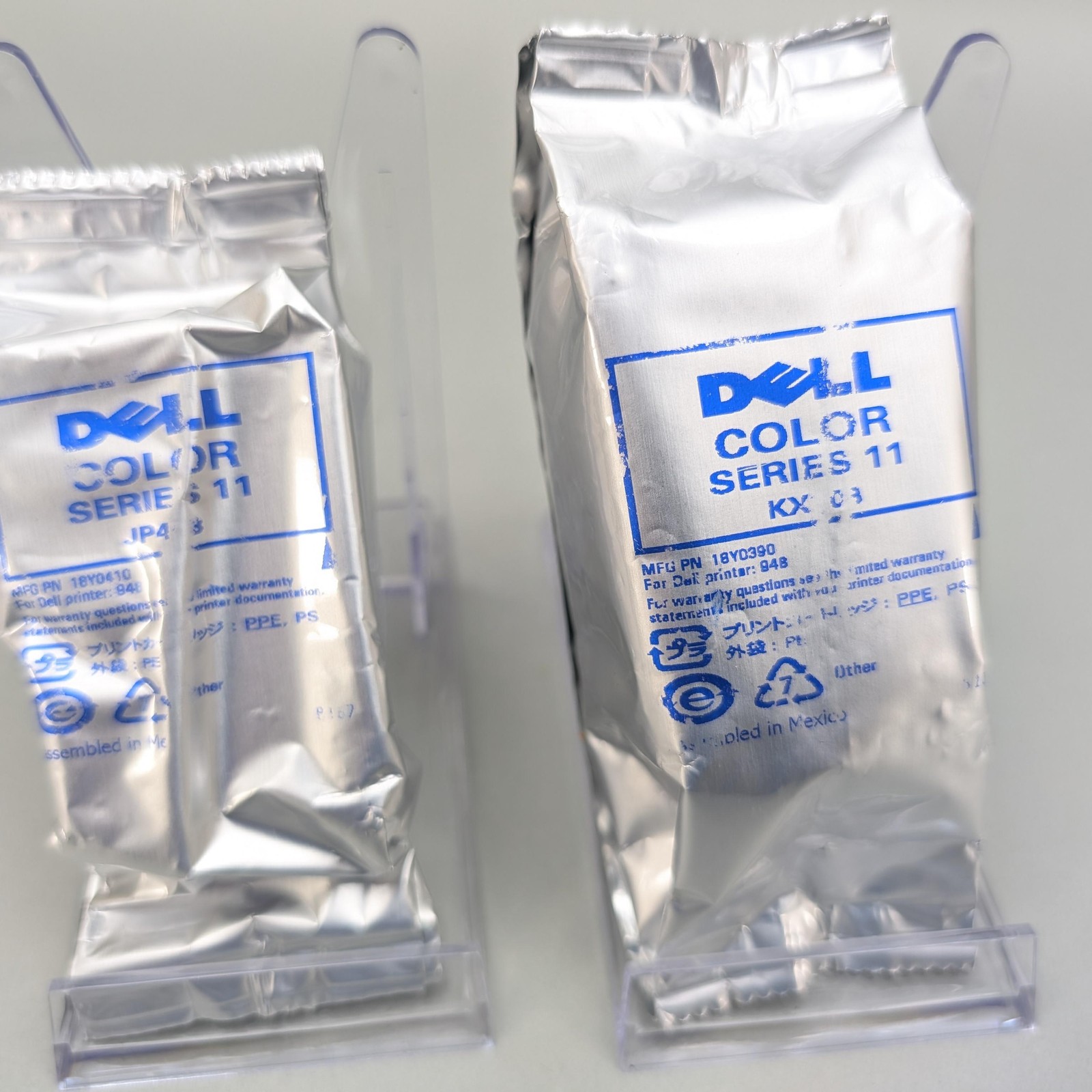 Dell Color Series 11 Tri-Color Ink Cartridge 2-Pack Genuine 0JP453 0KX703 948