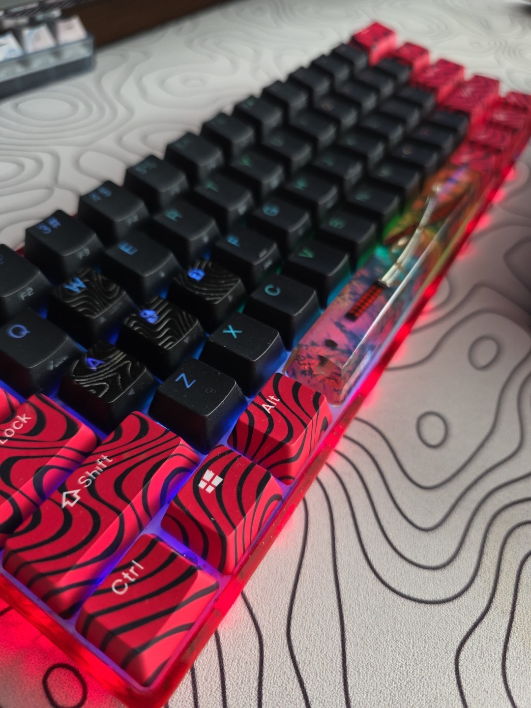 Ghost Keyboards A1 Pro Pewdiepie Edition Wireless Gaming Keyboard