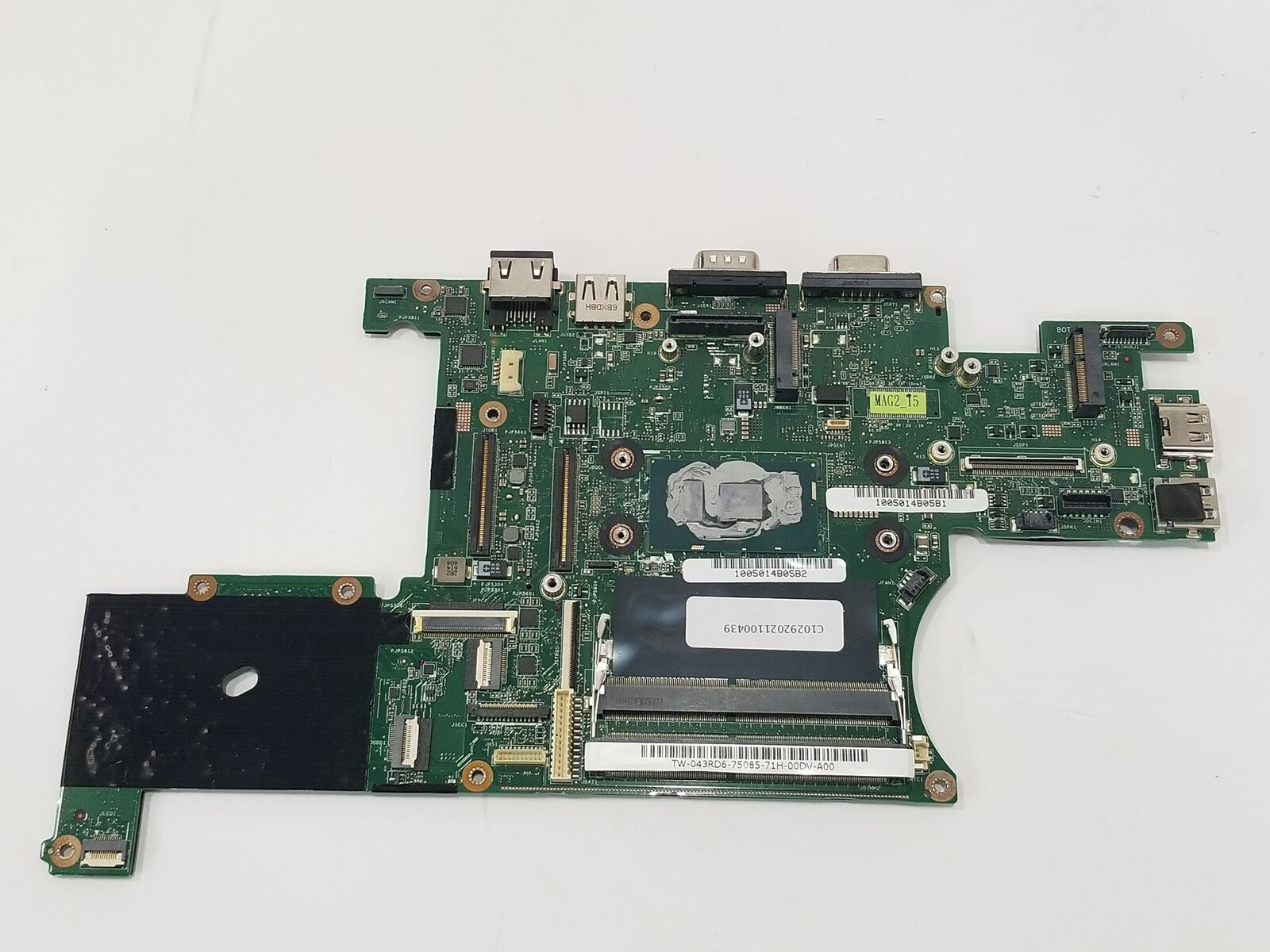 Lot of 2 Dell Latitude 12 Rugged 7214 i5-6300U 2.4 GHz DDR4 Motherboard 43RD6