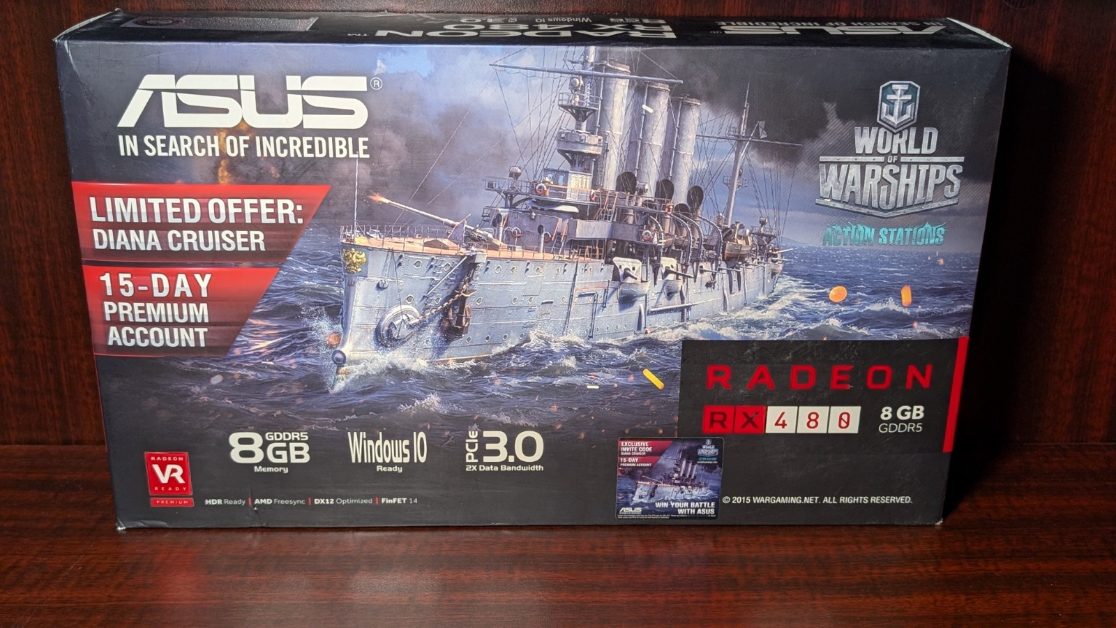 ASUS RADEON RX 480 8GB GDDR5