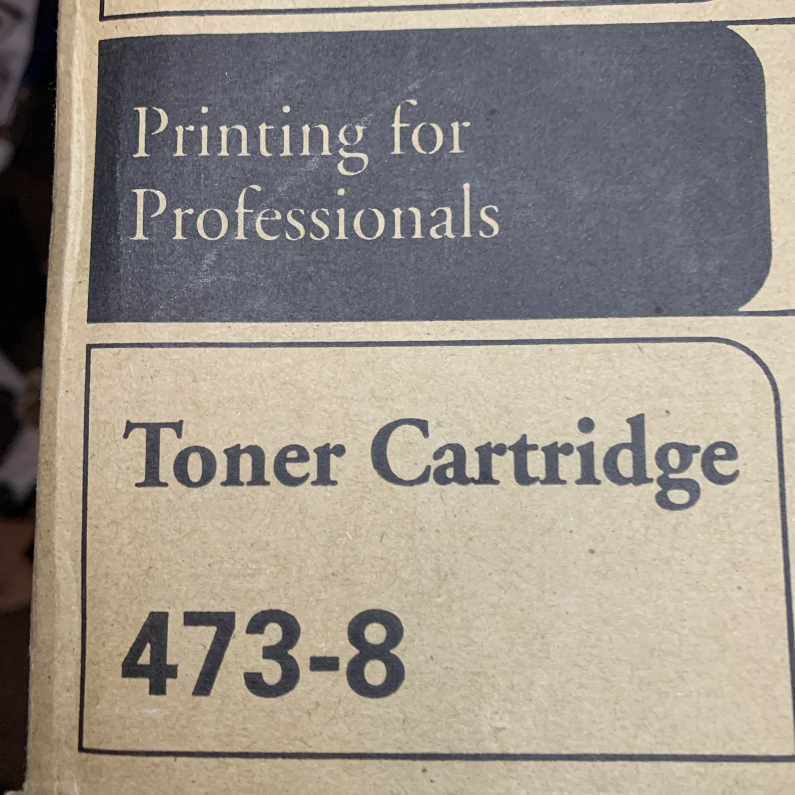 Oce Imagistics 473-8 Black Toner Cartridge