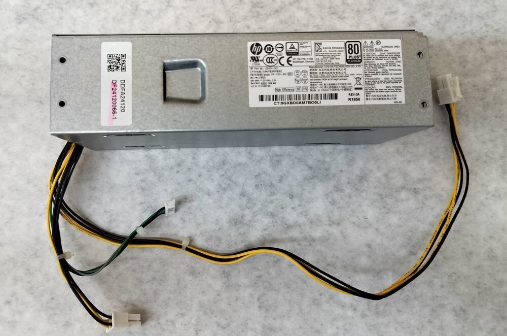 HP Desktop Power Supply 4-Pin 180W L08404-001 PA-1181-3HC