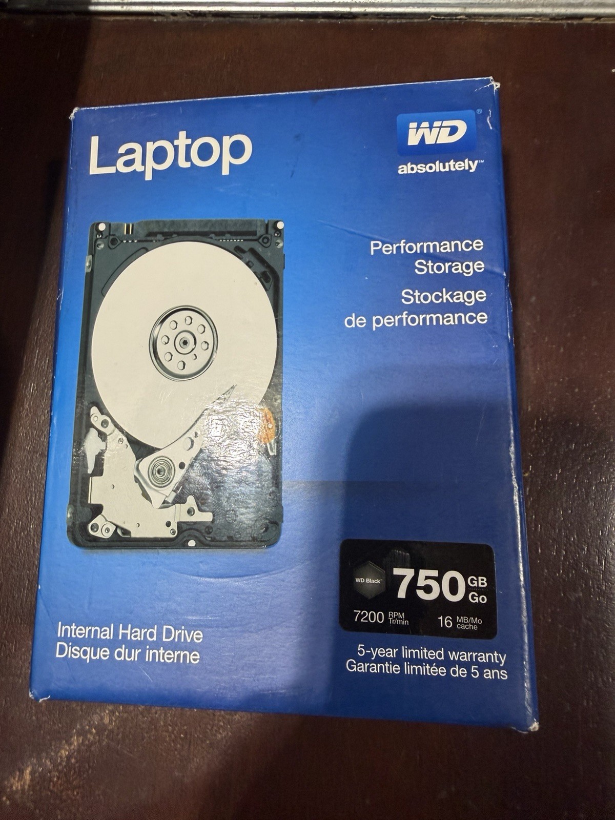 Western Digital WD Laptop Internal Hard Drive WDBLHJ7500ANC-NRSN