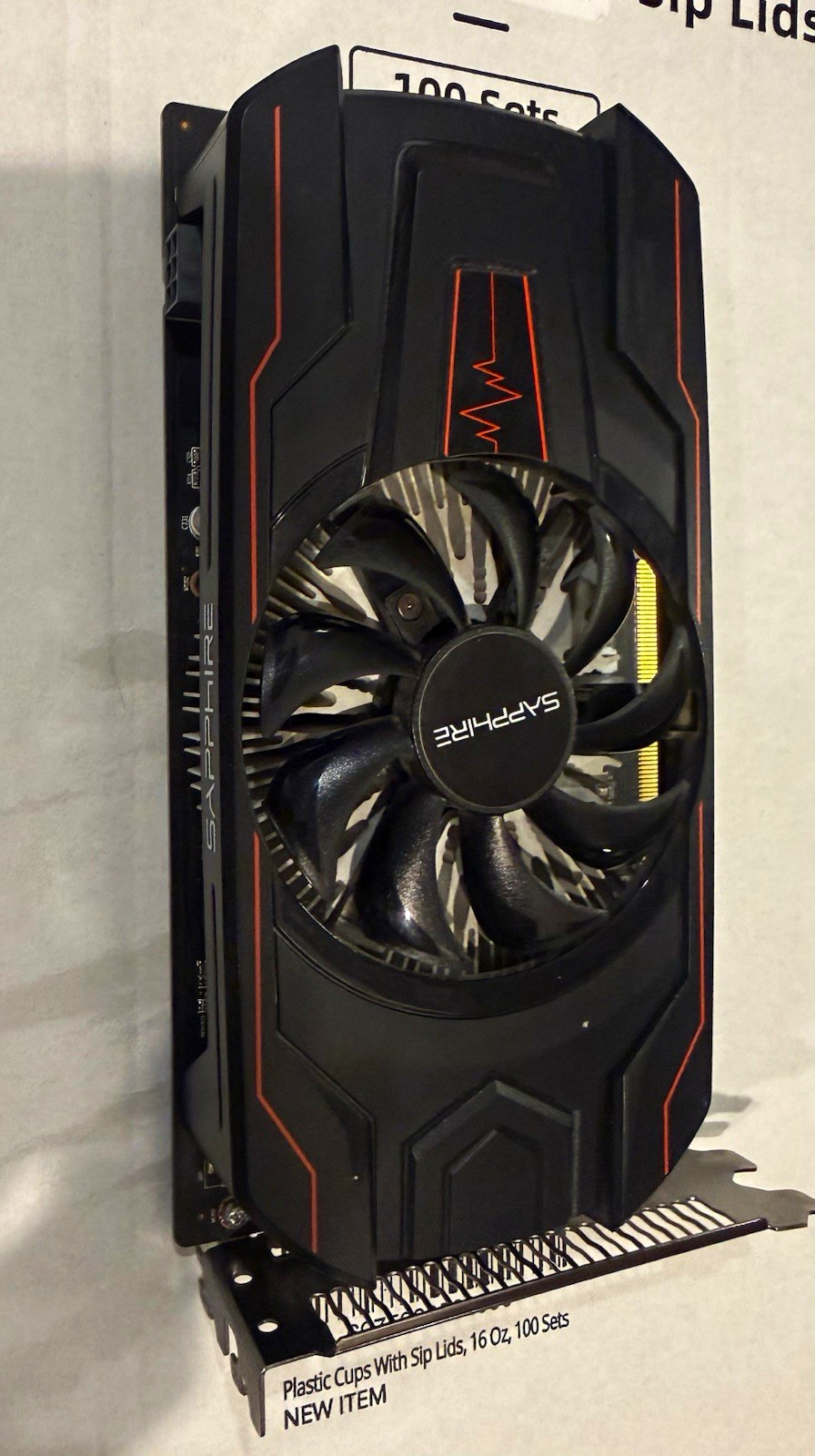 SAPPHIRE AMD Radeon RX 560 PCI Express Graphics Card HDMI DisplayPort DVI Fan