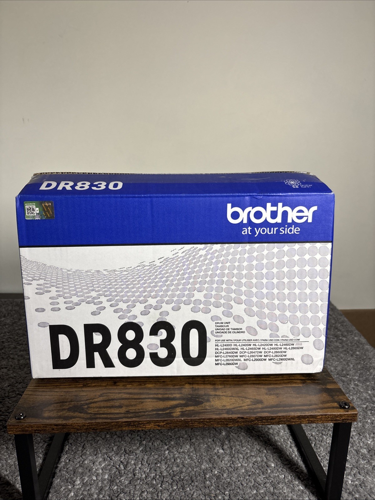 GENUINE Brother DR830 Drum Unit 15,000 Pages DR-830 HL-L2400D, HL-L2405W