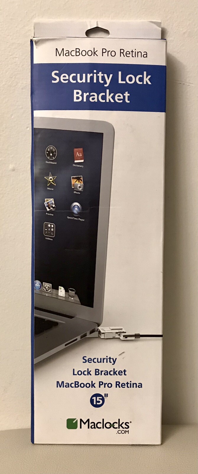 Maclocks Security Lock Bracket MacBook Pro Retina 15" MBPR15 - New In Open Box