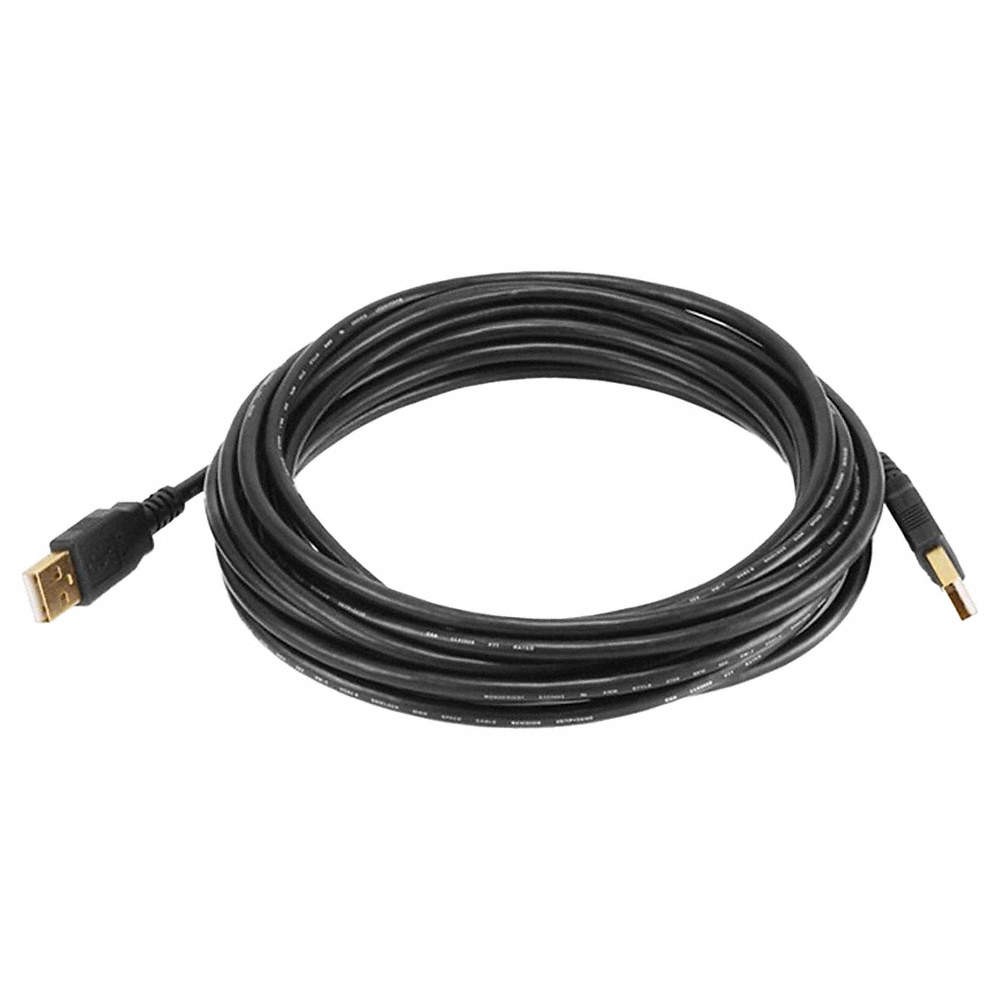 MONOPRICE 5445 Standard USB Cable,Black,15ft L 5XFZ7