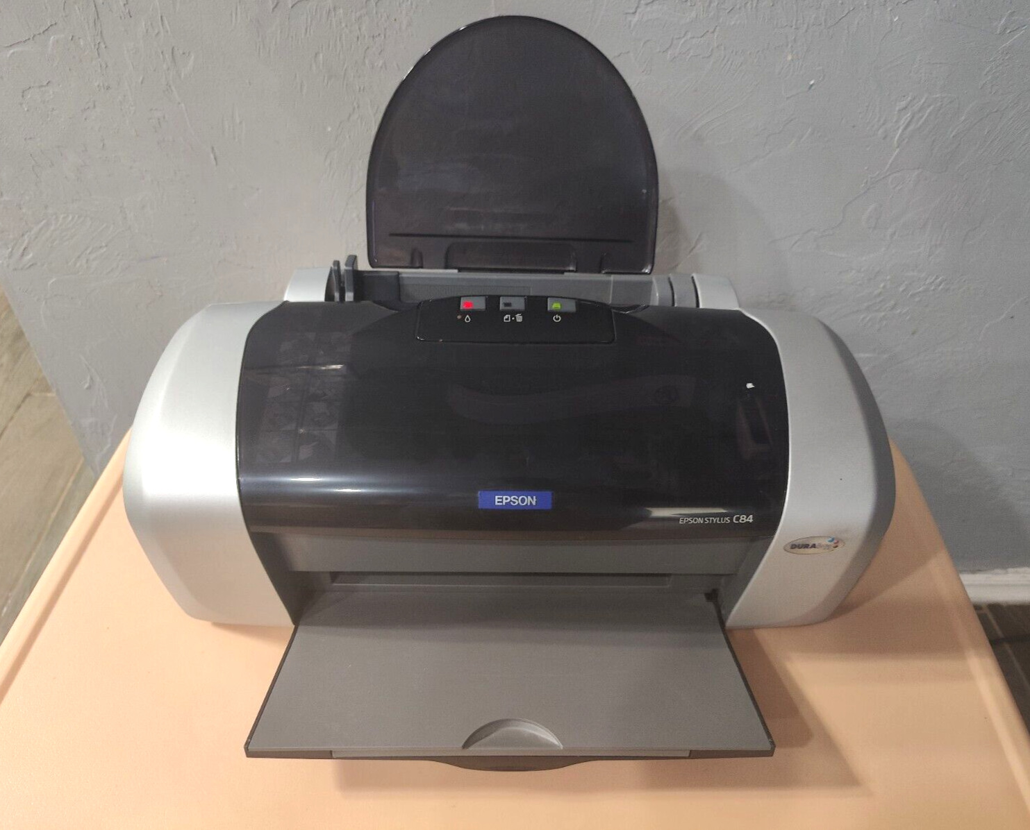 Epson Stylus C84 Standard Inkjet Printer Used, With Ink