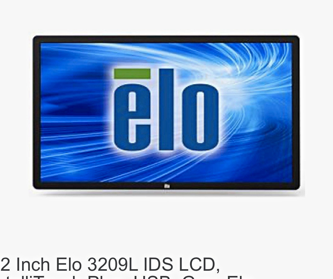 Elo 3209L 32in Touchscreen LCD Monitor 1080p HDMI VGA Gray ET3209L