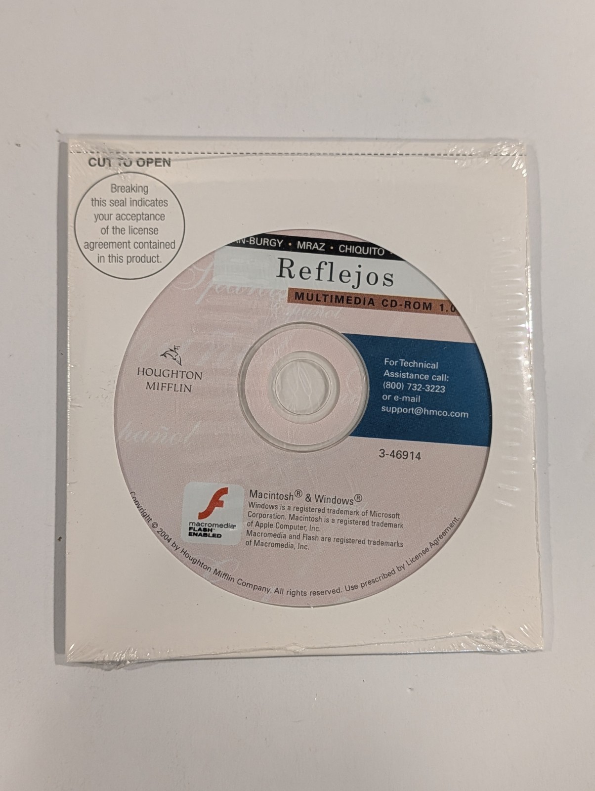 Spanish "Reflections" Multimedia PC CD-ROM 1.0 | NEW SEALED