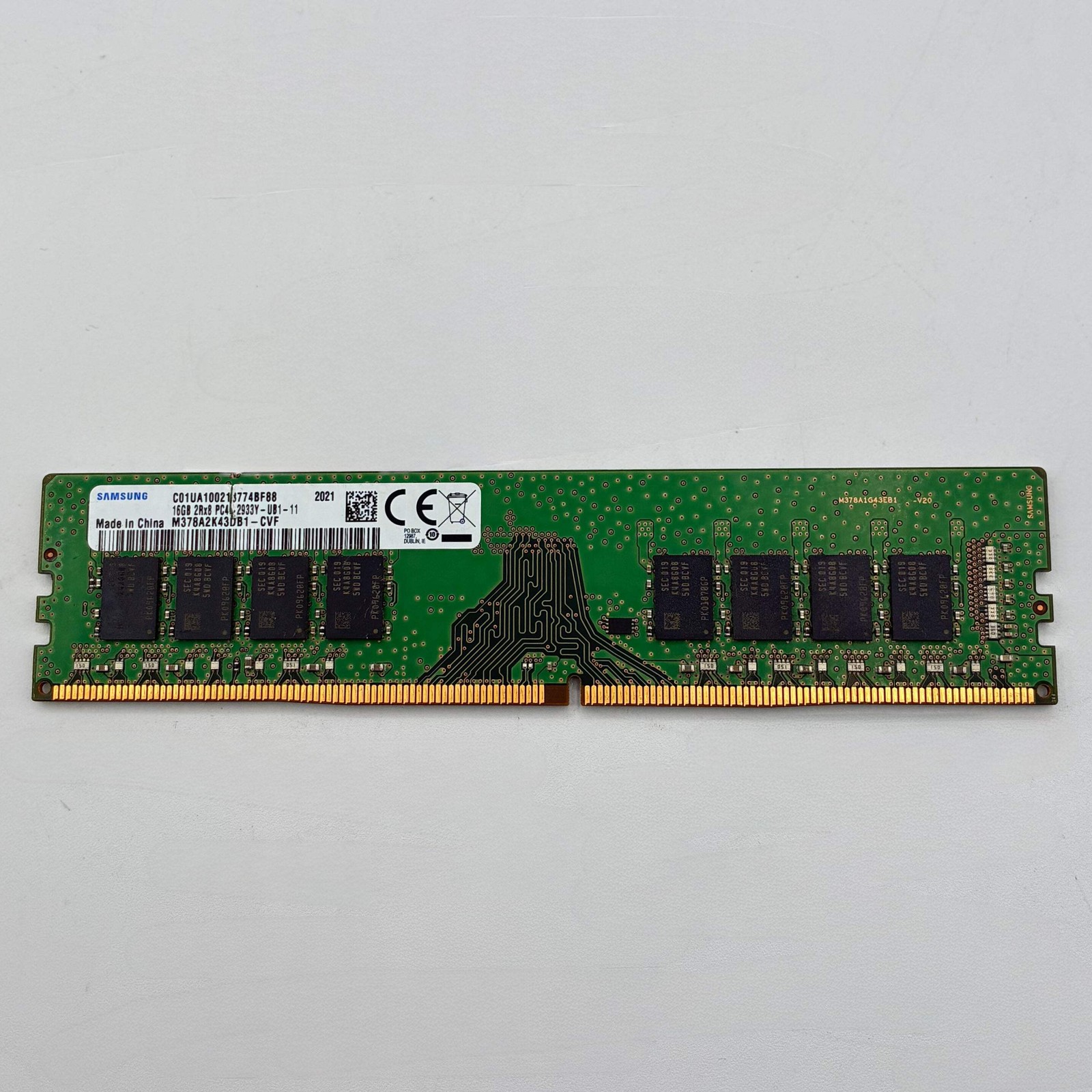 Samsung 16GB 2Rx8 PC4 2933Y Desktop RAM