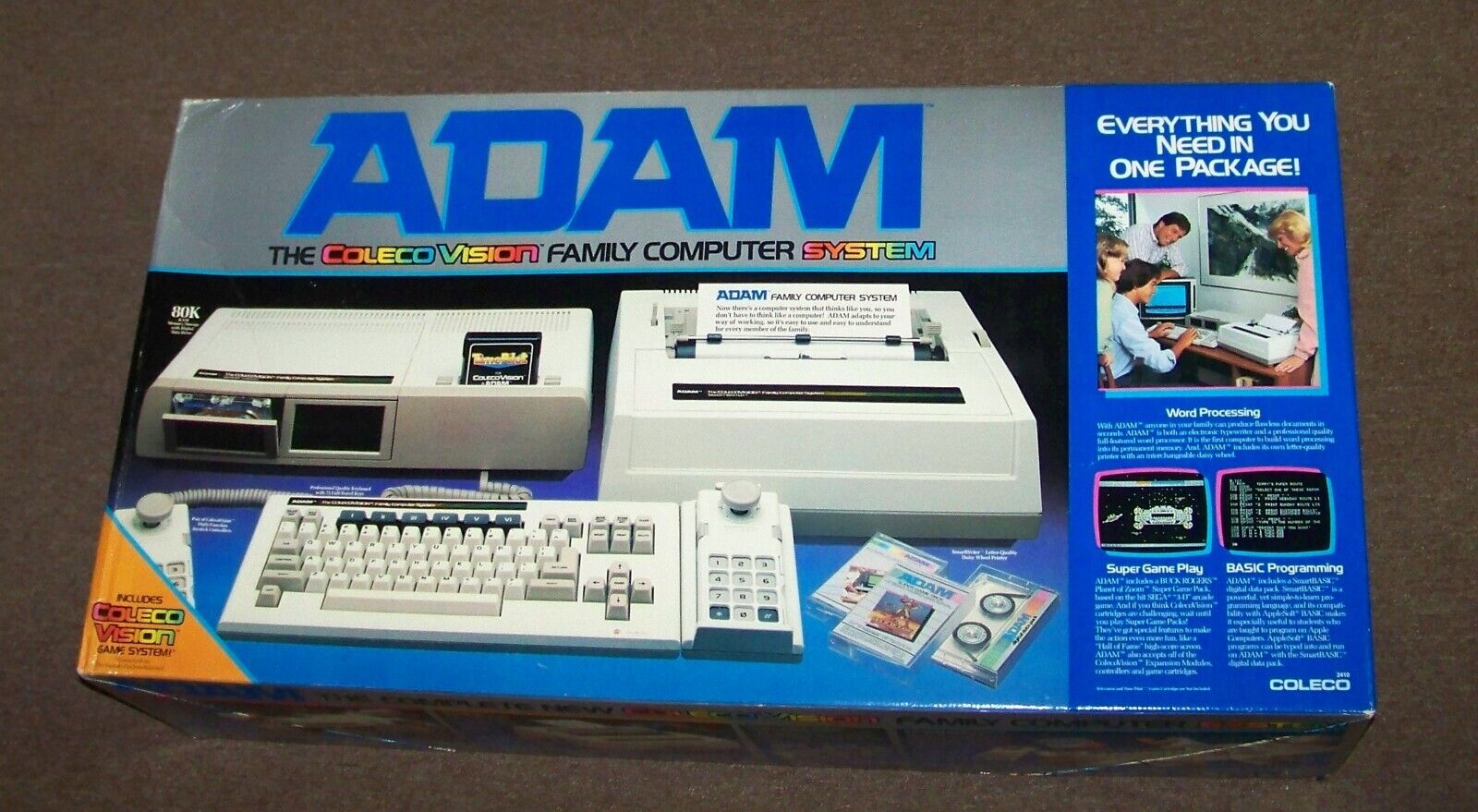 VINTAGE COLECO ADAM Family Computer Colecovision In Original Box  NEW 