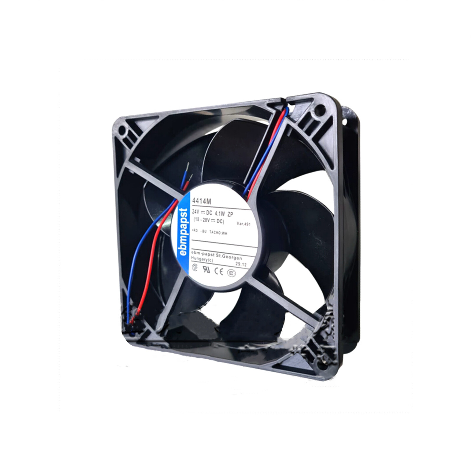 120mm Inverter Cooling Fan for Ebmpapst 4414M DC24V 4.1W 3Pin Cooler Fan Repair