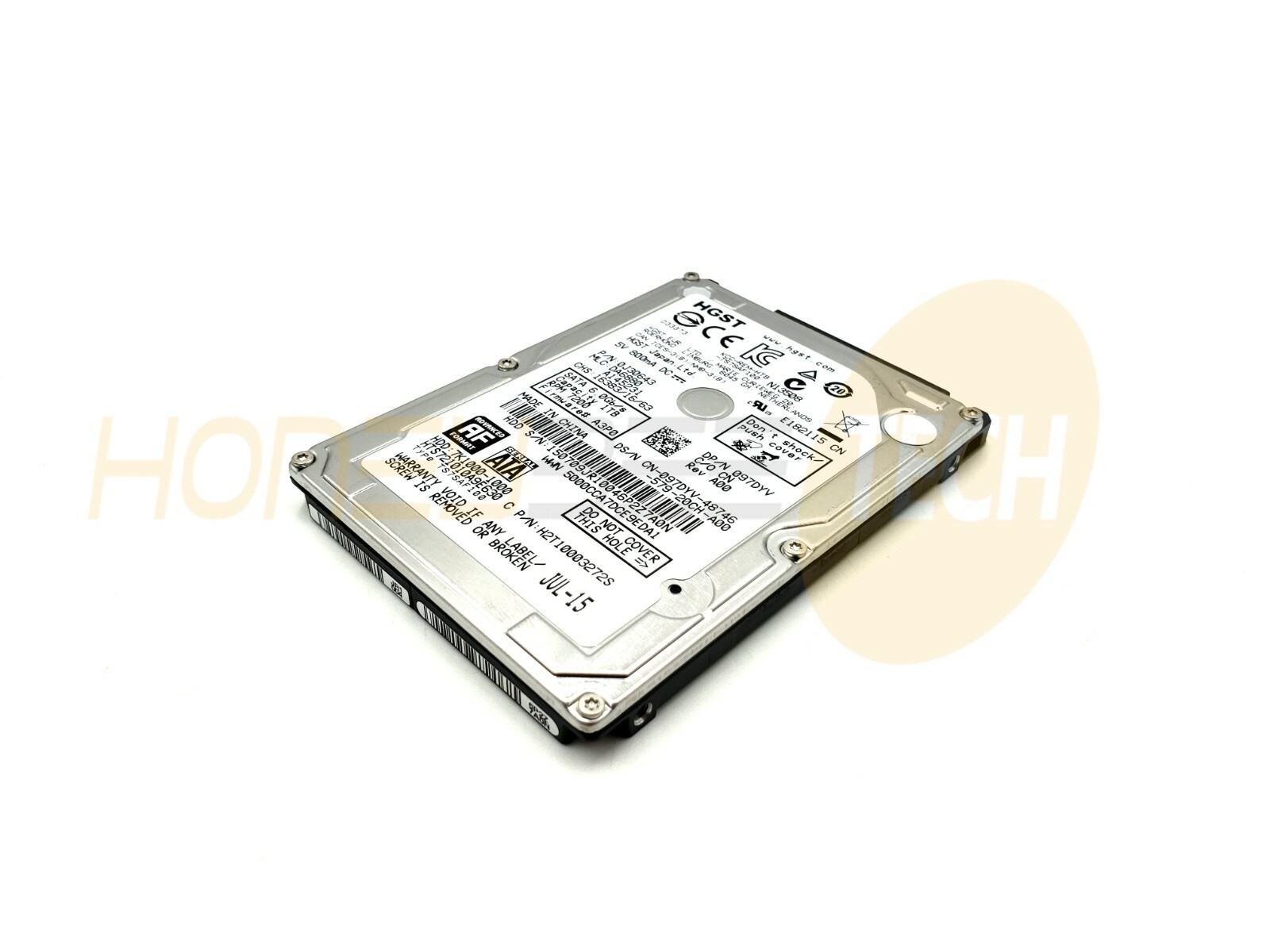 GENUINE DELL 1TB 2.5" 9.5MM 7.2K SATA HARD DRIVE HTS721010A9E630 97DYV TESTED