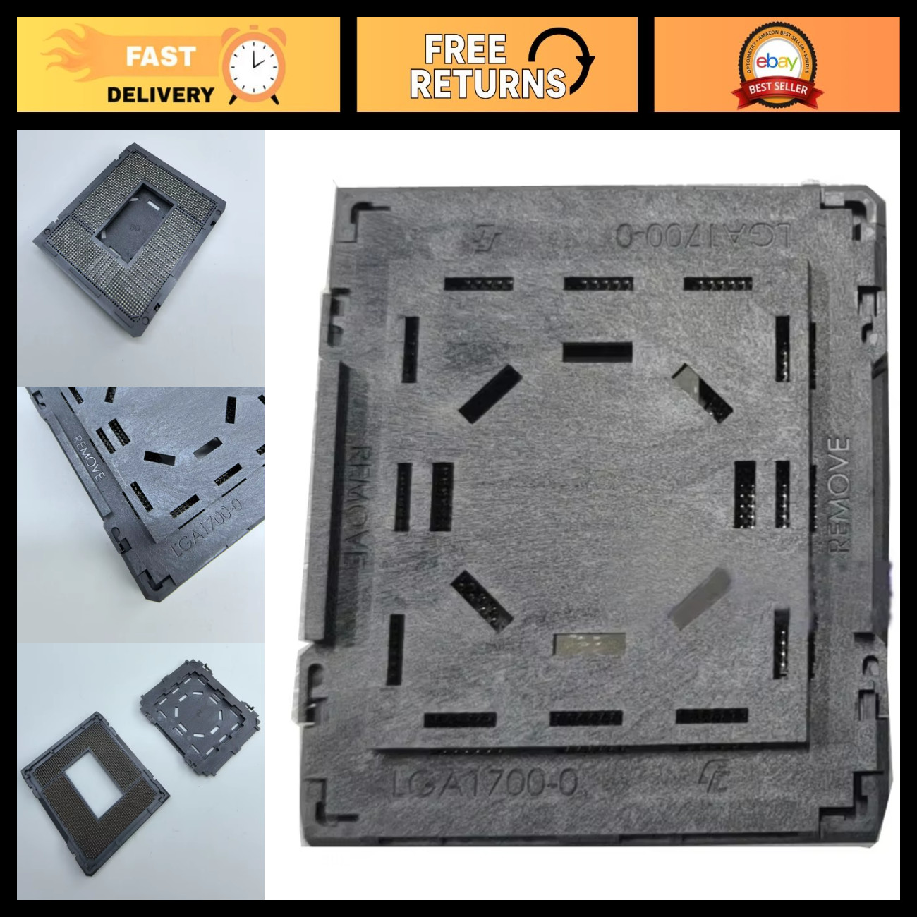 LGA 1700 Motherboard Repair BGA Socket Connector with Tin Balls for CPU Replacem
