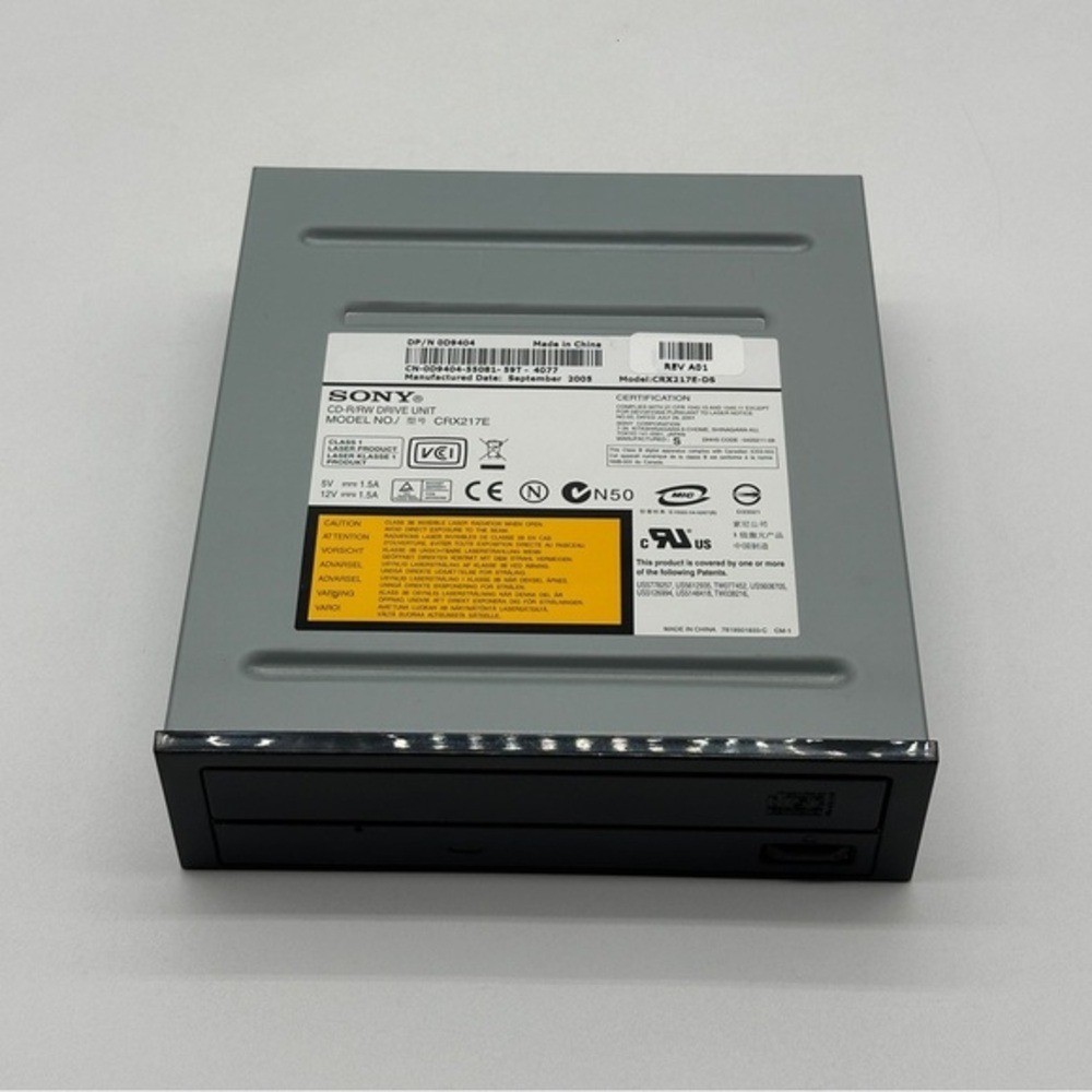 Vintage Sony Dell Internal IDE CD/RW CD Burner Optical Drive CRX217E PC D9404