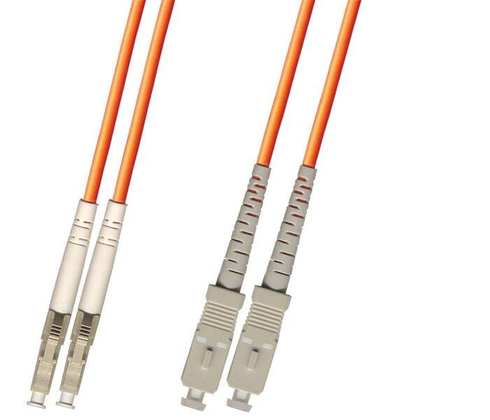 Direct Burial Outdoor LC SC 2 Strand Fiber Optic Cable Multimode 50/125 30M