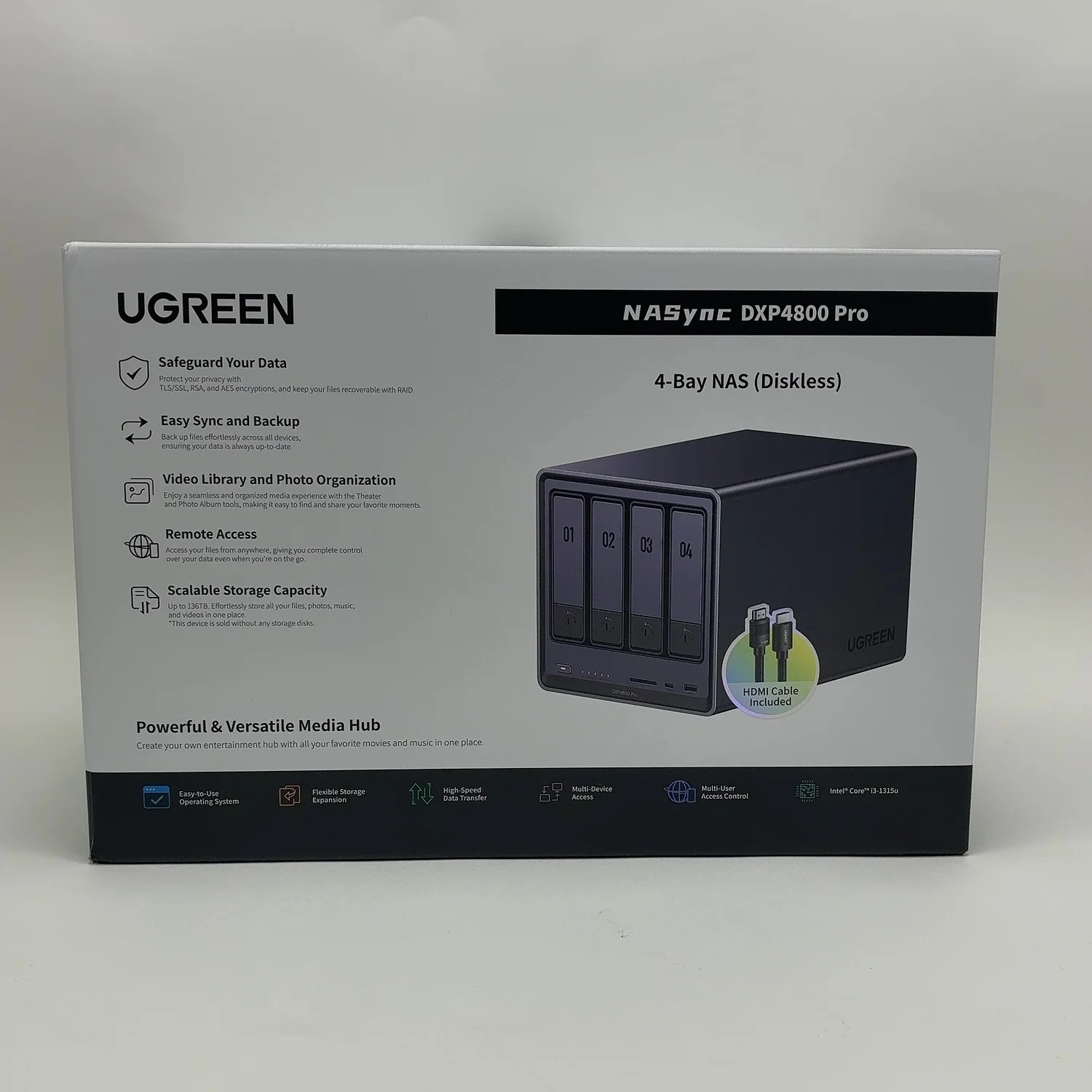 New UGREEN NASync 4-Bay NAS Diskless DXP4800 PRO