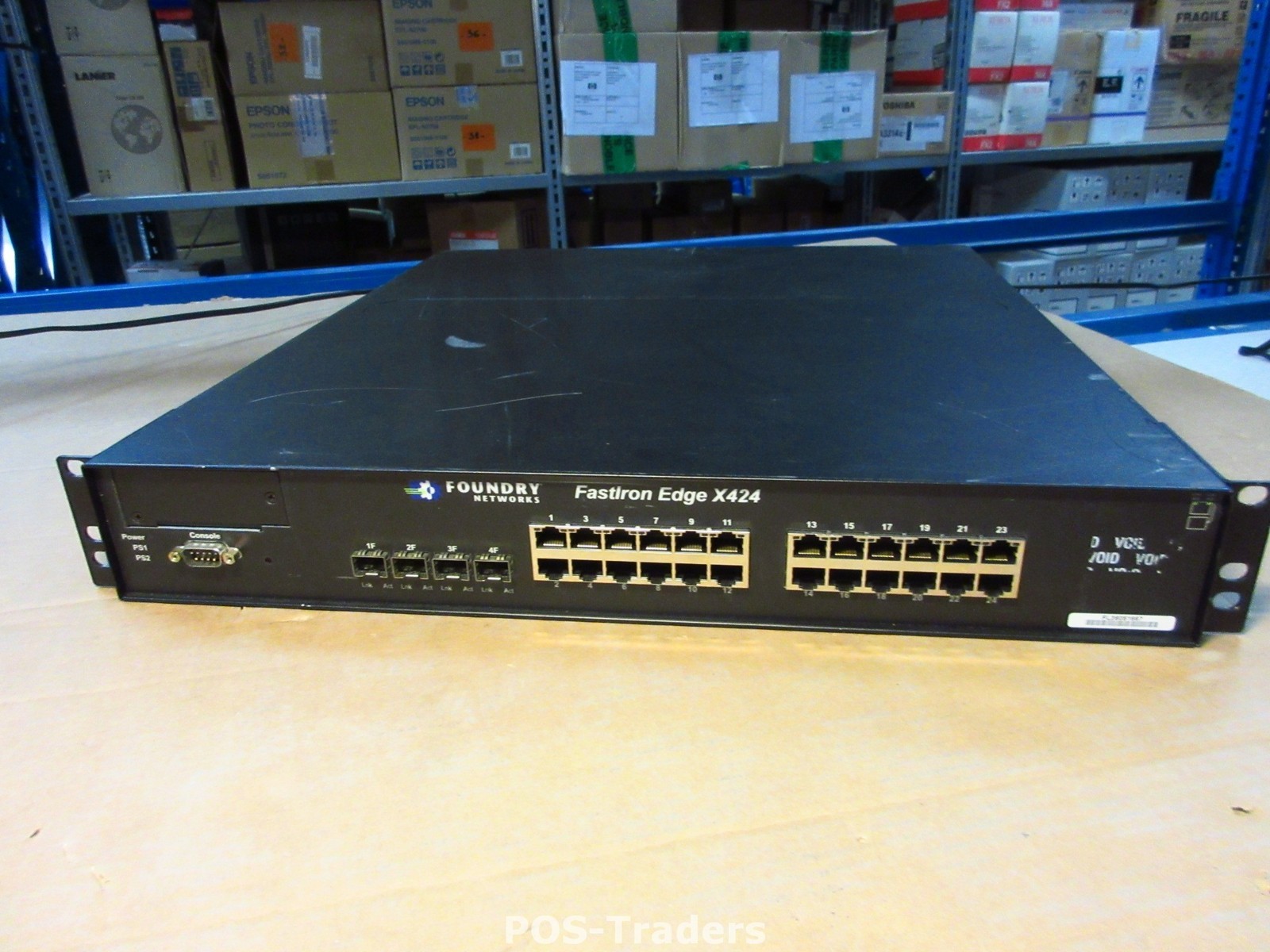 FOUNDRY FastIron Edge FESX424 24-Port 10/100/1000 GIGABIT Layer 3 L3 SWITCH