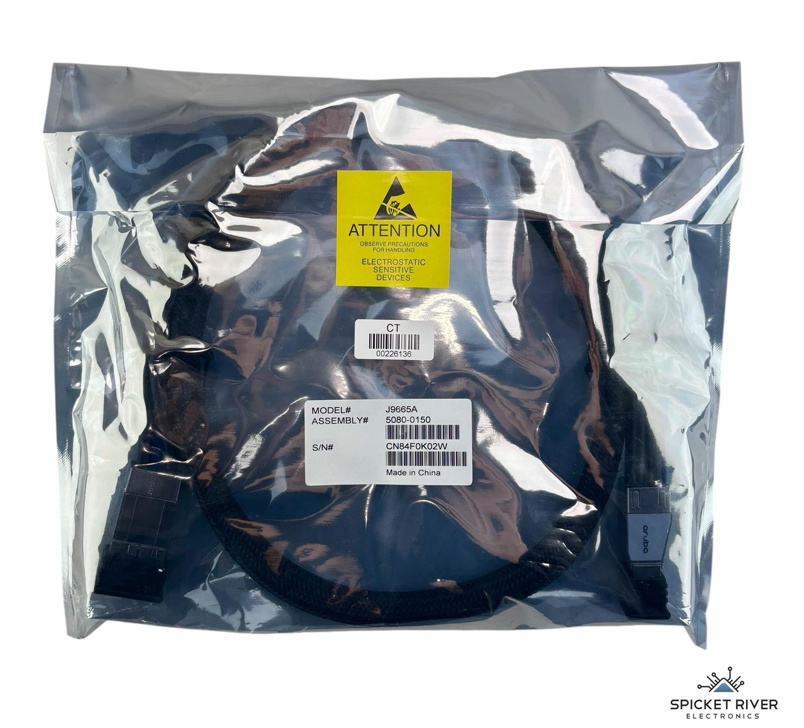 NEW - Aruba J9665A 3800 / 3810M 1m Stacking Cable 5080-0150