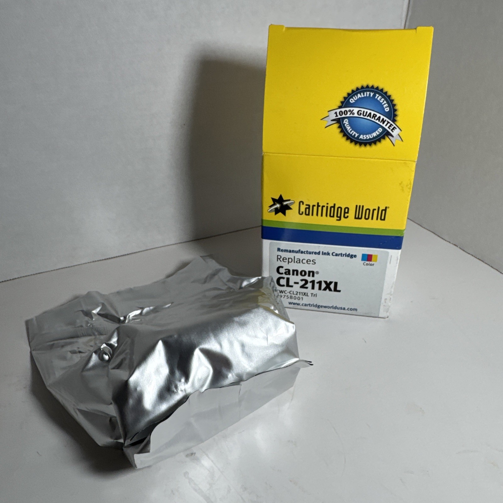 Cartridge World Replaces Canon CL211XL  Color Cartridge CWC-CL211XLTRI Sealed