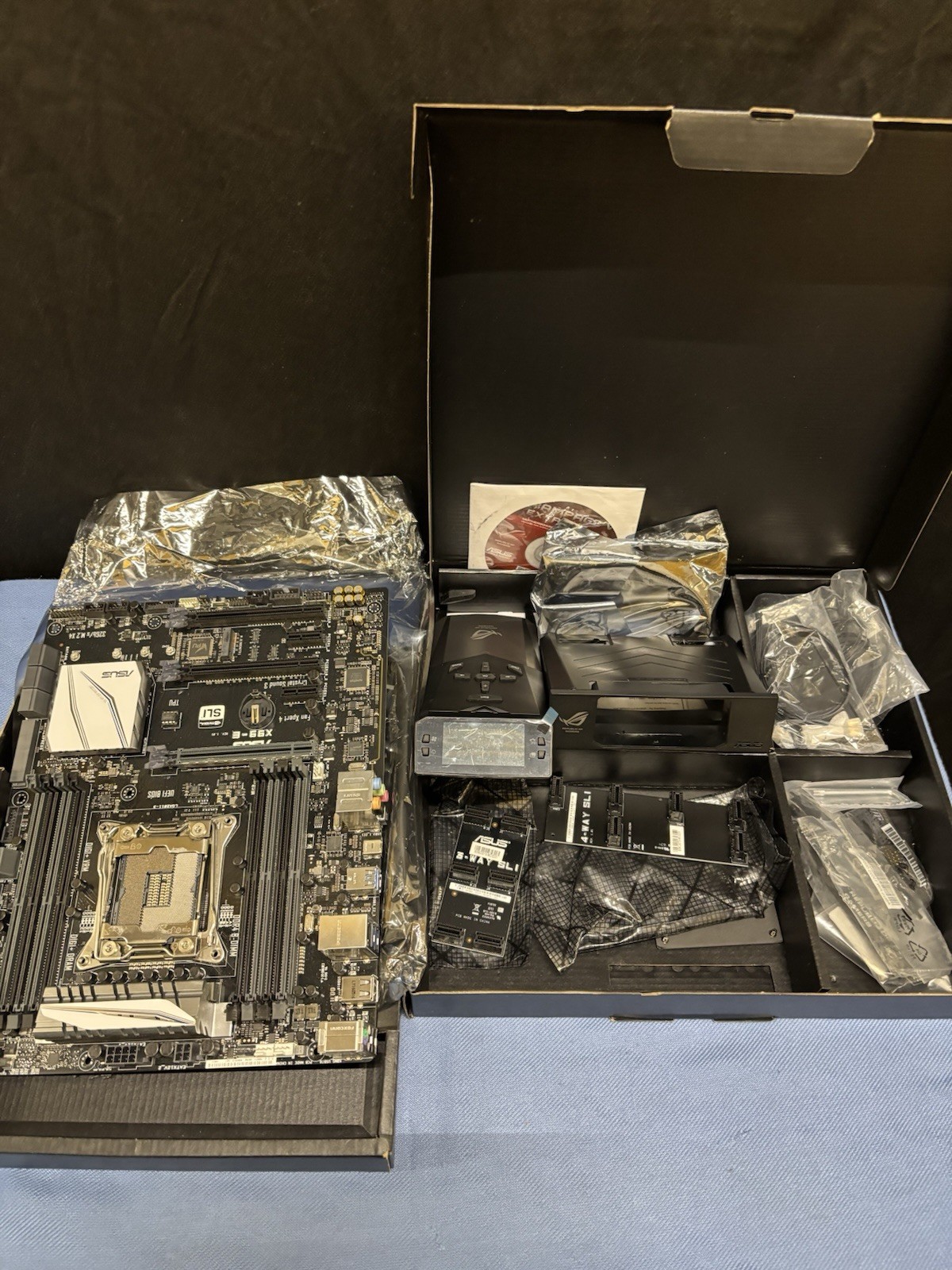 ASUS X99-e ATX Intel X99 DDR4 Workstation Motherboard With USB 3.1 2-Port Card