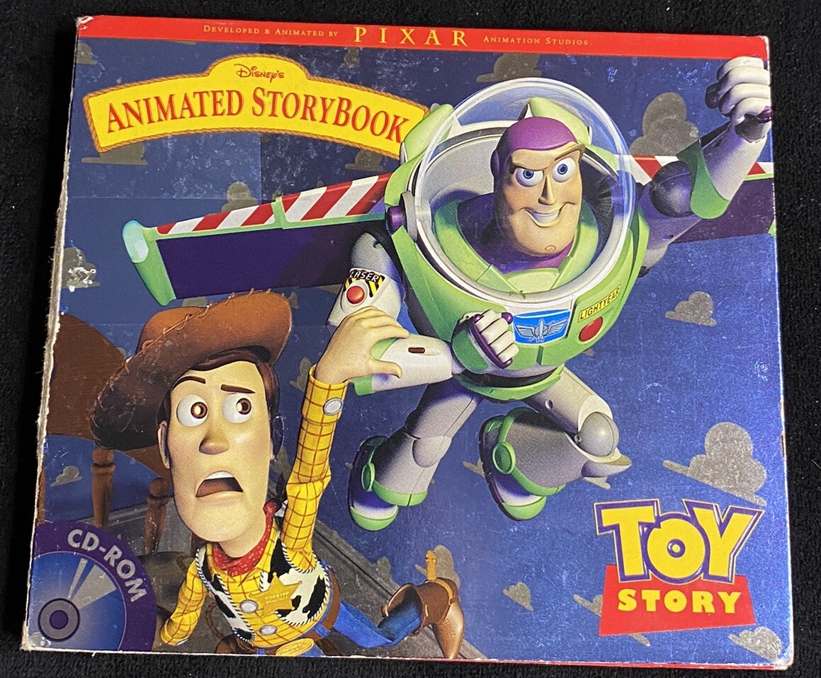 Toy Story Animated StoryBook (1996) Disney PC CD-ROM Vintage