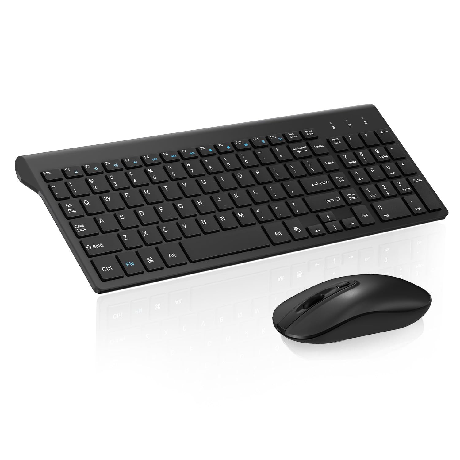 cimetech EasyTyping KF10 Wireless Keyboard and Mouse Combo, Silent Scissor Sw...