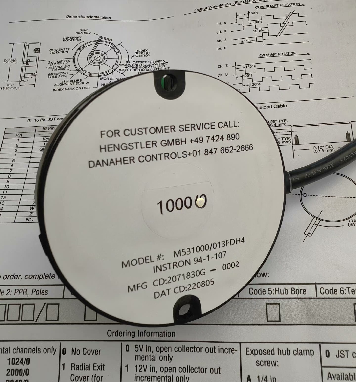 M531000/013FDH4 brand new For Encoder M531000/013FDH4