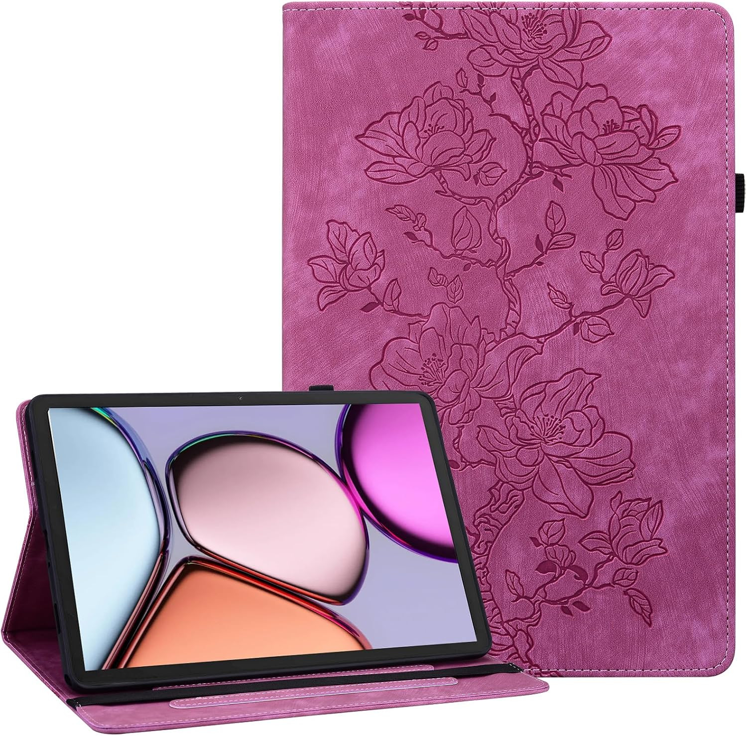 Case for T-Mobile Revvl Tab 2 10.1 Inch 2025, Slim PU Leather Folio Cover