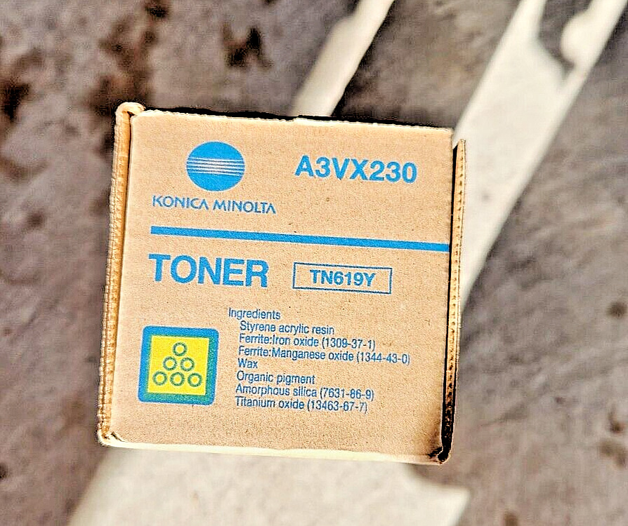 Konica Minolta A3VX230 TN619Y Toner Cartridges