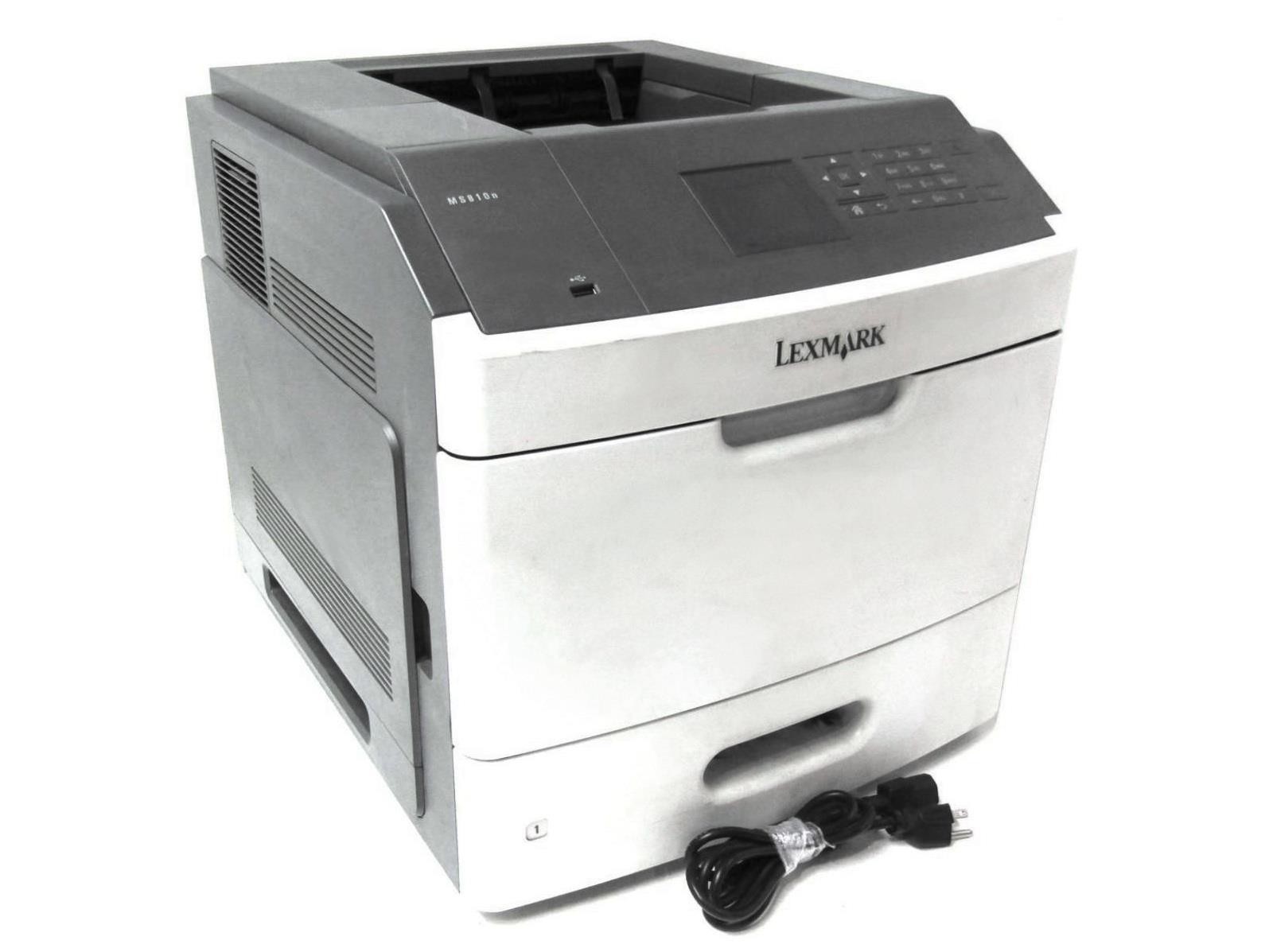 Lexmark MS810n Monochrome Laser Printer | Page Count: 100,001 - 150,000