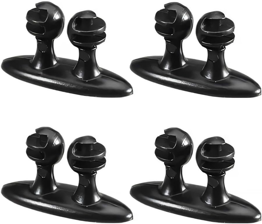 Durable Adhesive Cable Holders - Modern Design for Organizing Cables Efficiently