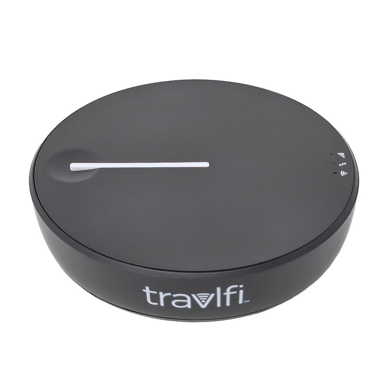 TravlFi JourneyGo LTE RV WiFi Hotspot | Internet with Compact, Grey