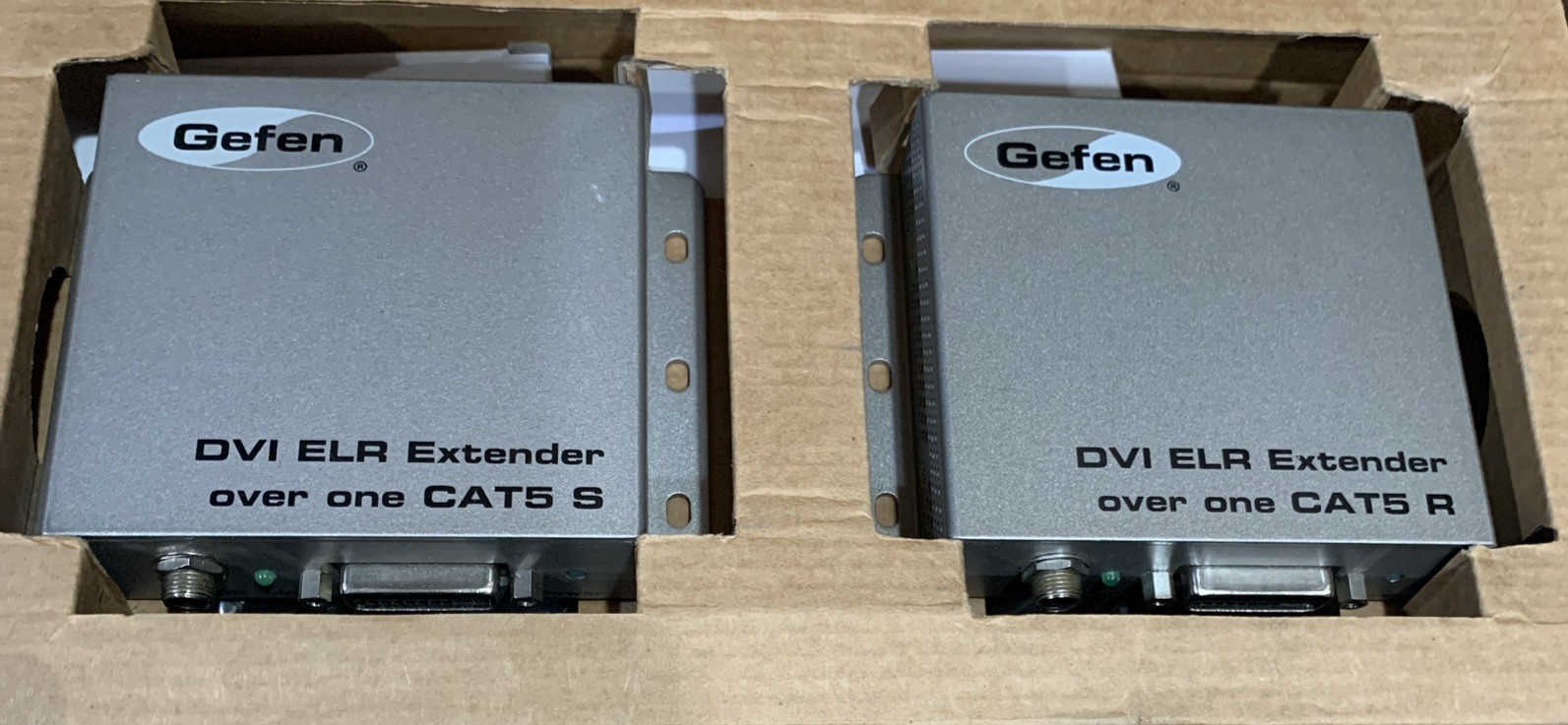GEFEN EXT-DVI-1CAT5-ELR DVI ELR Extender Over One CAT-5 NEW