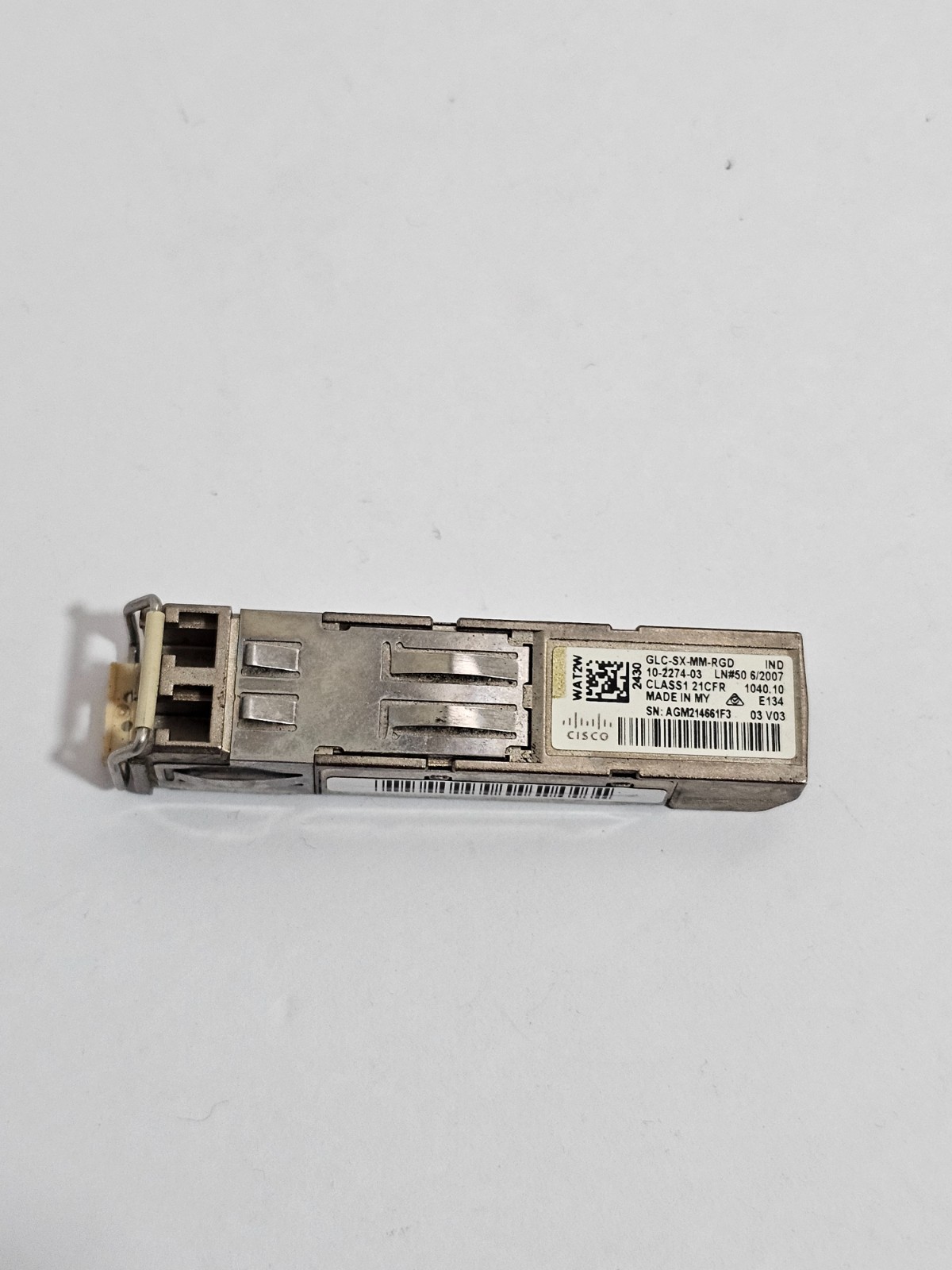 Cisco GLC-SX-MM-RGD 1000BASE-SX Short Wavelength; Rugged Genuine