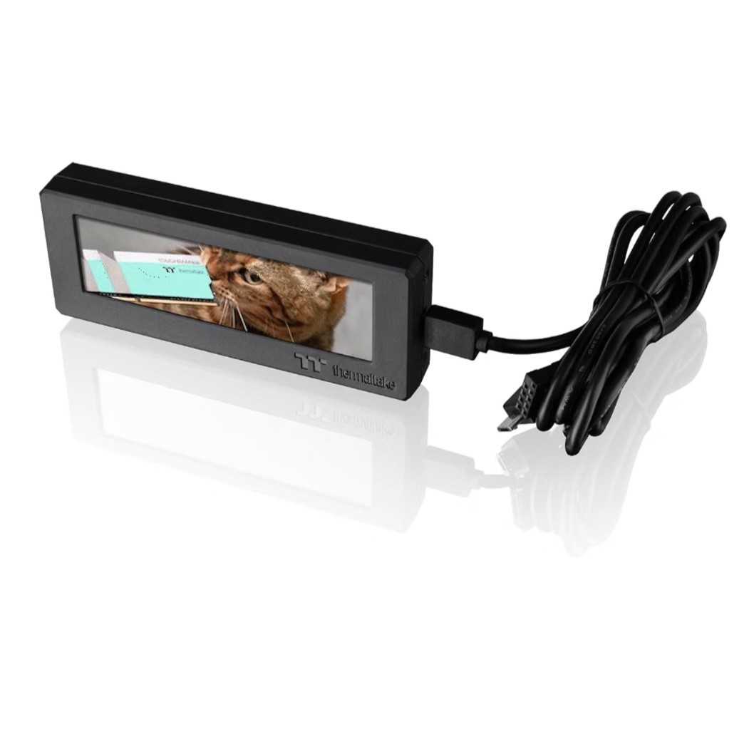 Thermaltake Tower 300/600 Series LCD Panel Kit, 3.9 “ LCD Display RGB Plus 2.0 S