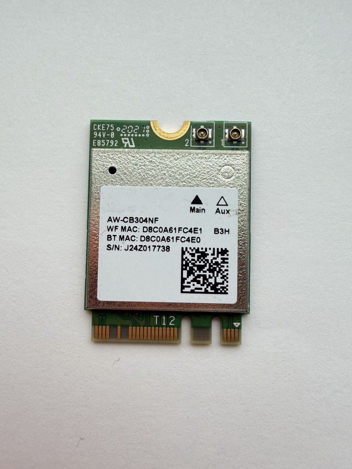 AW-CB304NF REALTEK RTL8821CE NGFF M.2 2230 802.11AC Wifi 2.4/5G BT4.2 WIFI CARD
