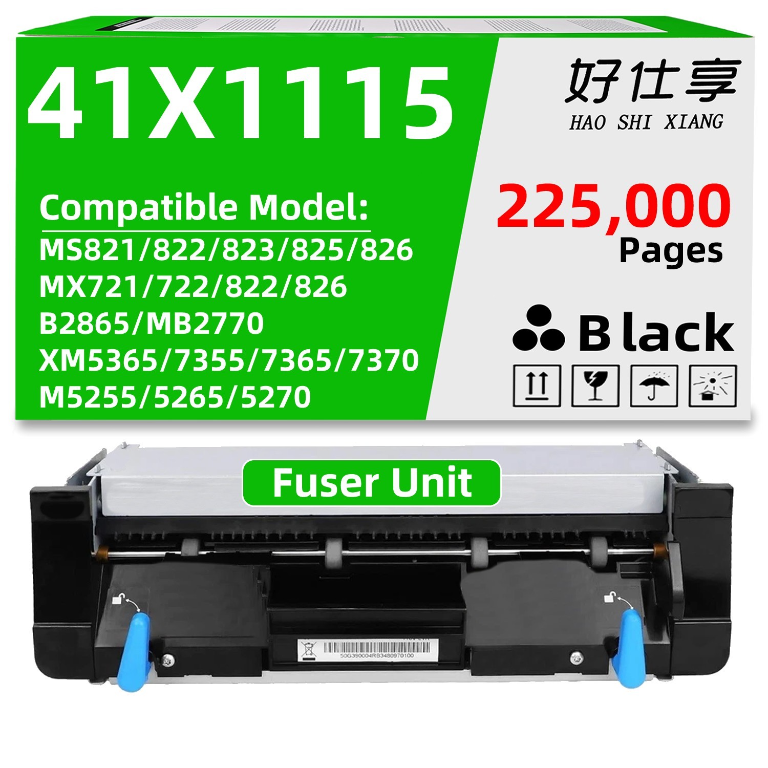 41X1115 Fuser Unit Compatible for Lexmark MS821 MS822 MS823 MS825 MS826
