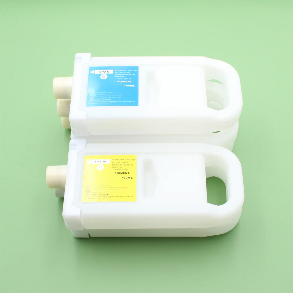 700ML 5Colors/Set PFI710 Refillable Ink Cartridge For Canon TX-2000 3000 4000