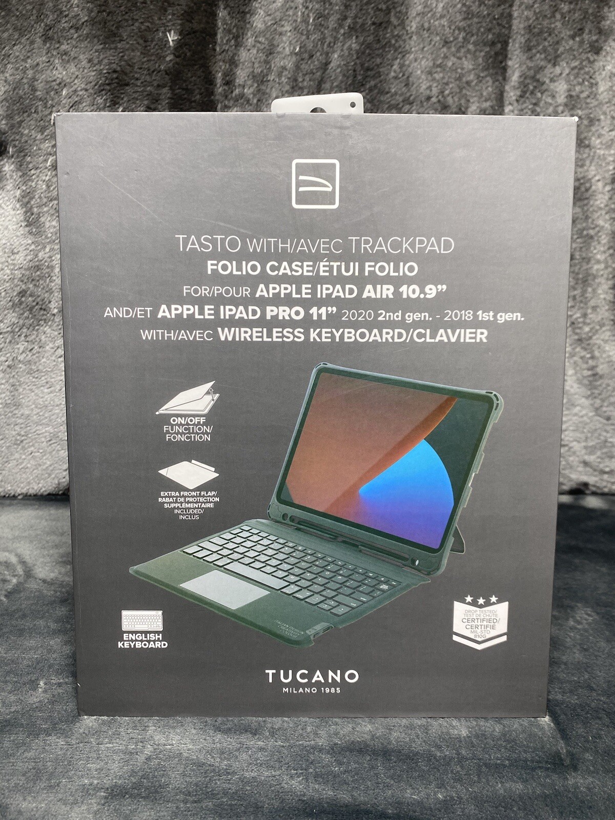 TUCANO Tasto Keyboard Folio Case for Apple iPad 10.2/10.5
