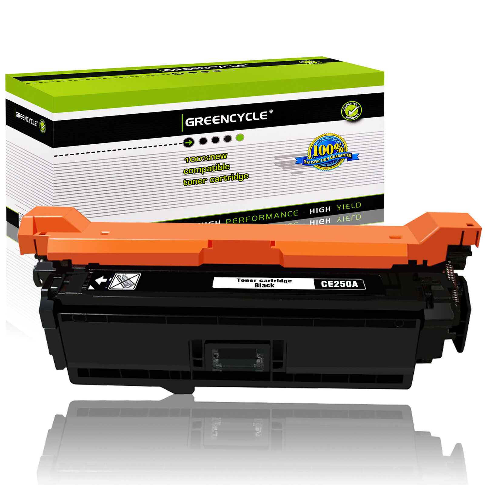 1PK CE250A Toner Cartridge Compatible for HP Color LaserJet 3525n 3525dn CP3525x