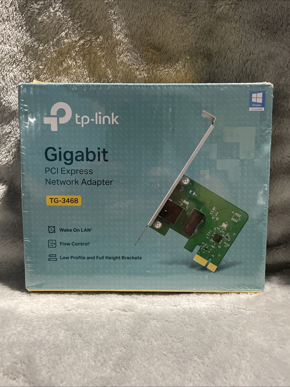 Unopened. Wrapped. TP-LINK TG-3468 1000mbps Gigabit Network Adapter