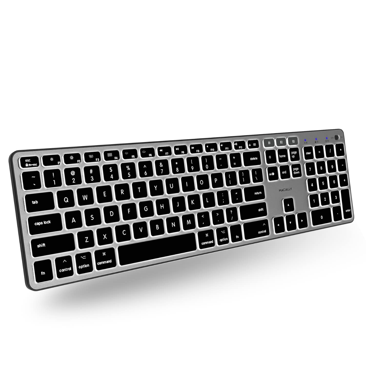 Macally Backlit Bluetooth Keyboard for Mac (2024 Upgraded Battery) - Compatib...
