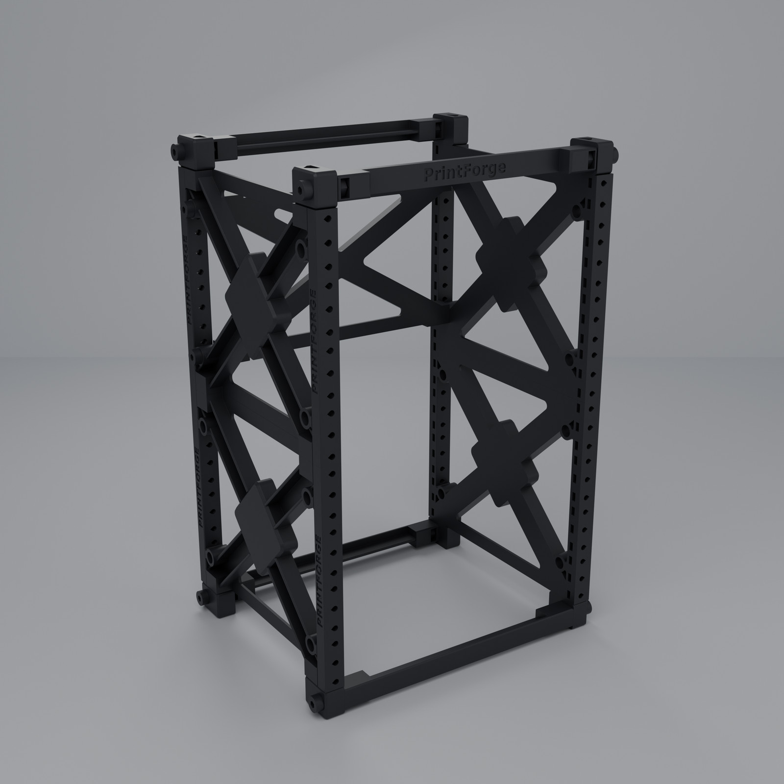 10 Inch Mini Server Rack 8U Kit Homelab Network Rack Open Frame X-Brace PETG