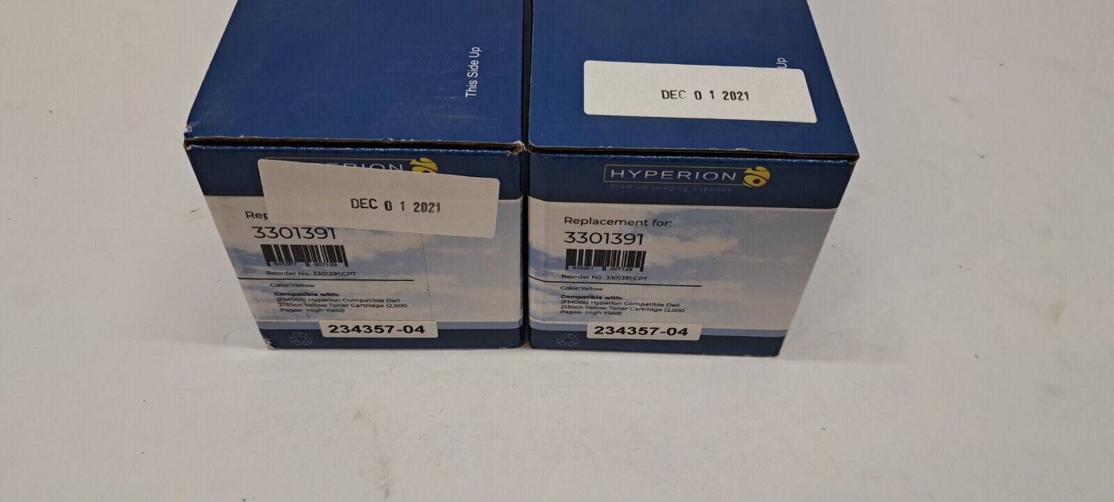 2x Hyperion Compatible 3301391 Yellow Toner (High Yield), (FM066) Dell 2130cn