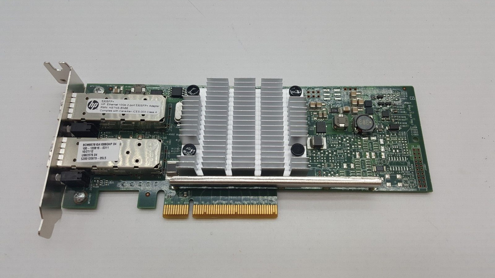HP 656244-001 Ethernet 10Gb Dual Port 530SFP+ PCIe Adapter Card 652501-001