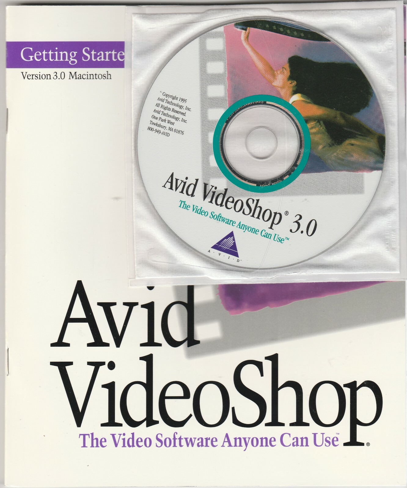 Avid VideoShop 3.0 CD-ROM with manual for MAC ~ 1995