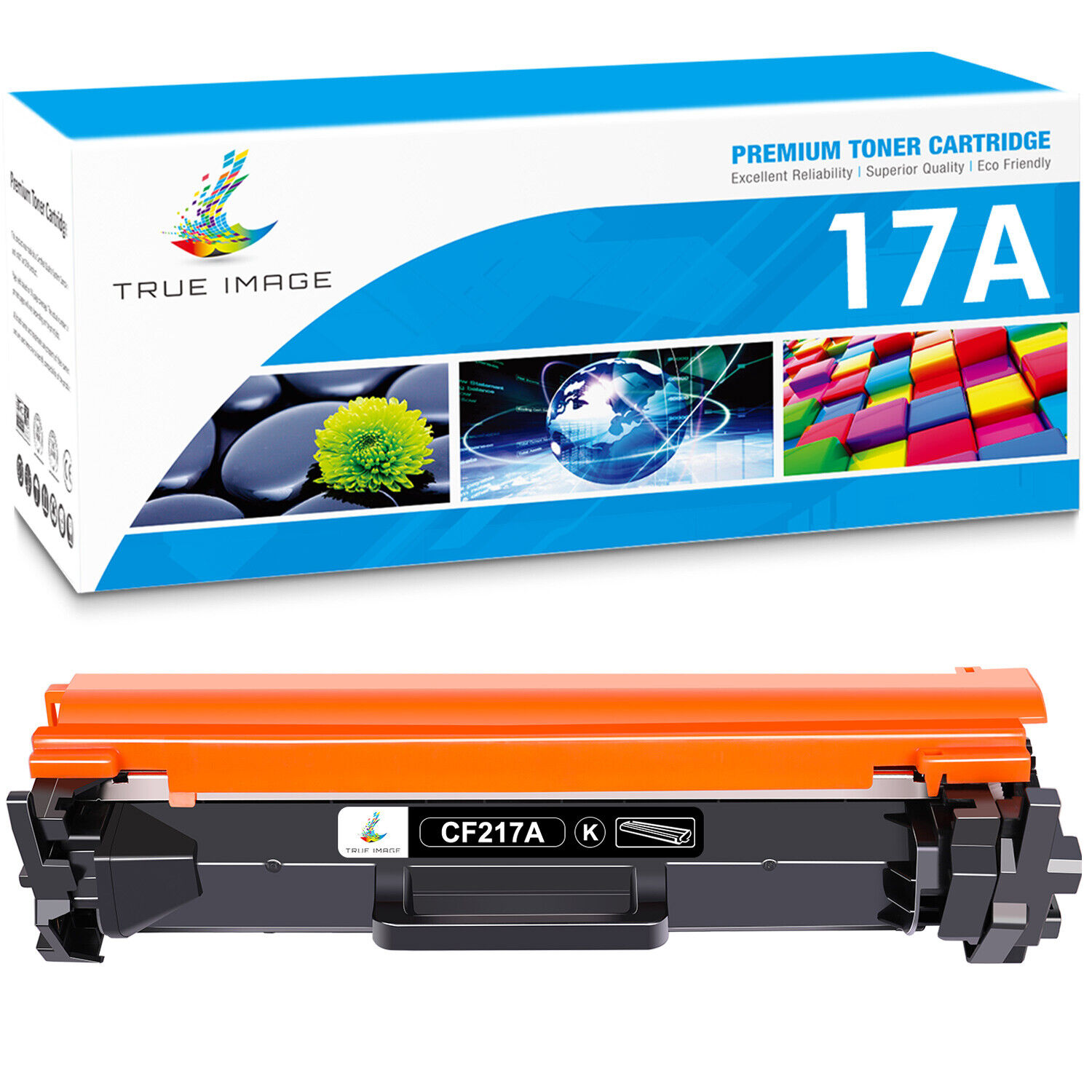 1x CF217A Toner Compatible With HP 17A LaserJet M102a M102w M130fn M130fw MFP